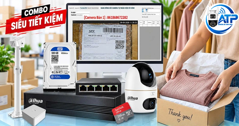 Camera Quay Video Đóng Hàng Tự Động