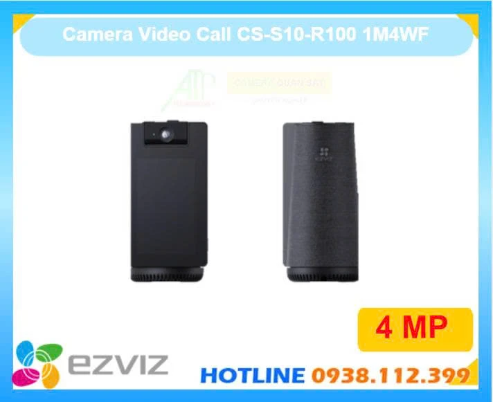  Camera EZVIZ CS-S10-R100-1M4WF 2K+ Wi-Fi 6, quay 360°, đàm thoại 2 chiều, màn hình 4 inch, AI phát hiện người, thú cưng và tiếng trẻ khóc.