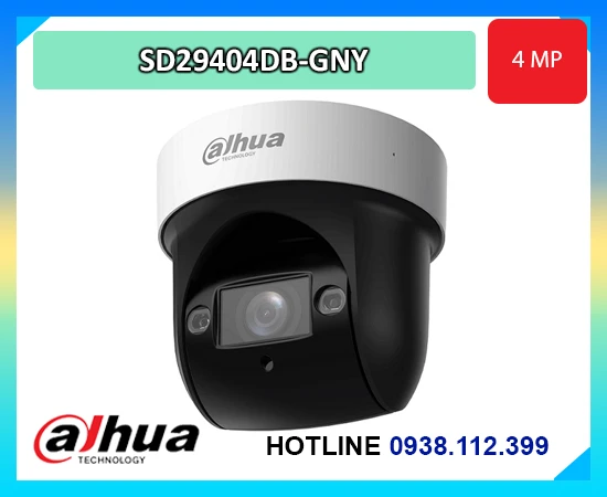 camera Dahua DH-SD29404DB-GNY, camera speed dome 4MP Dahua, camera PTZ Dahua AI, camera hồng ngoại 50m Dahua, camera IP quay quét Dahua