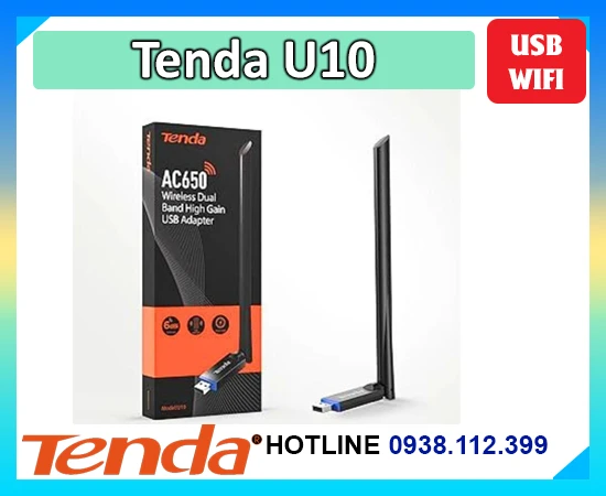 thông số TendaU10,TendaU10 Giá Hấp Dẫn,Thông số Tenda U10, usb wifi Tenda U10, Tenda U10 thiết bị mạng chất lượng, Tenda U10 giá tốt