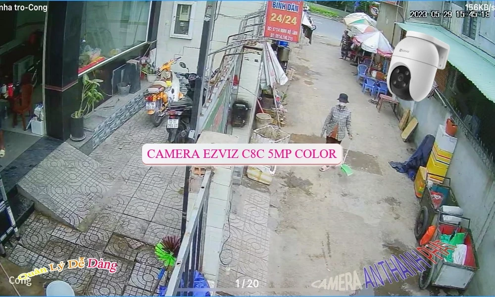 C8C 5MP Color Camera An Ninh Chức Năng Cao Cấp ✲