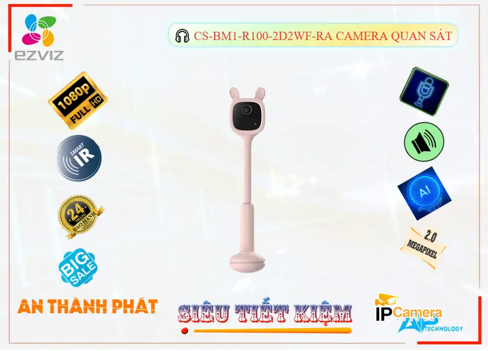 CS-BM1-R100-2D2WF-Ra Camera Với giá cạnh tranh Wifi Ezviz