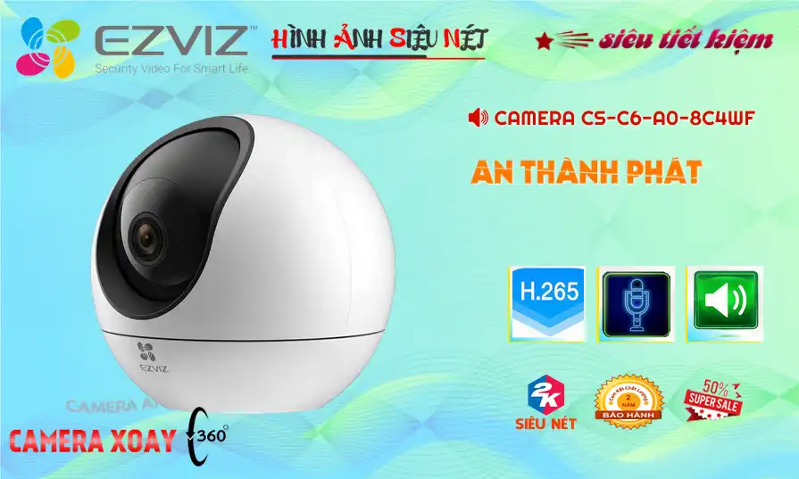 ✴ CS-C6-A0-8C4WF Camera Wifi Ezviz