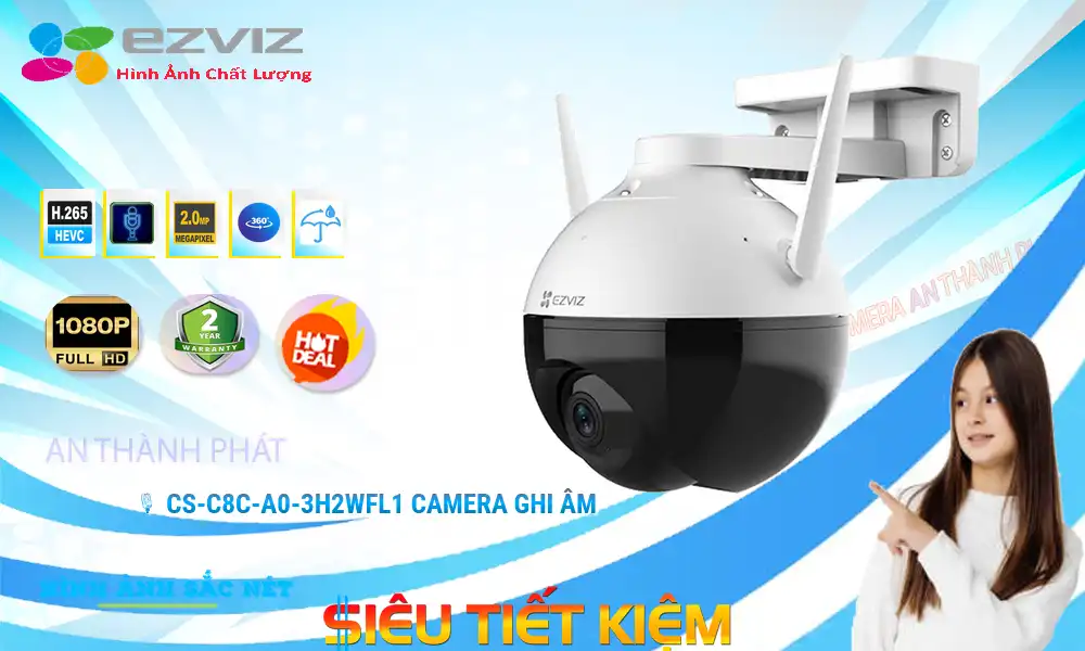 ✔️ CS-C8C-A0-3H2WFL1 Camera An Ninh Giá rẻ