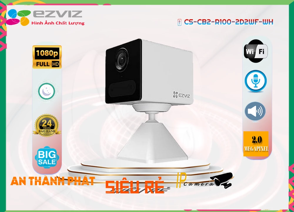 Camera CS-CB2-R100-2D2WF-WH Wifi Ezviz Camera CS-CB2-R100-2D2WF-WH Wifi Ezviz