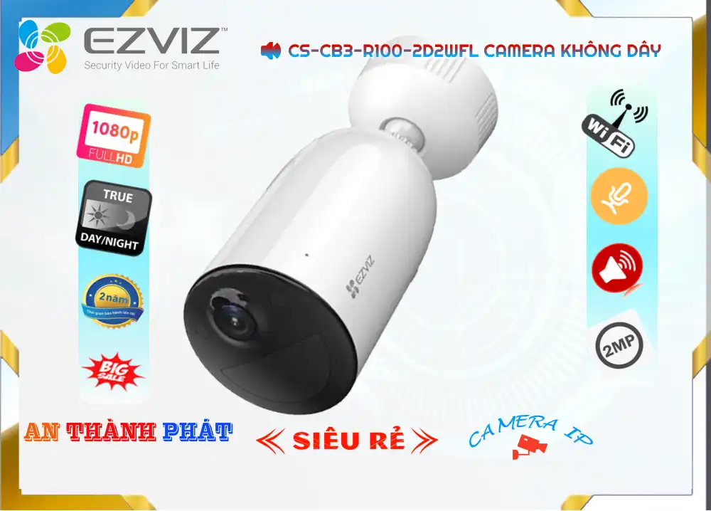 ✓ Camera Wifi Ezviz CS-CB3-R100-2D2WFL ✓ Camera Wifi Ezviz CS-CB3-R100-2D2WFL
