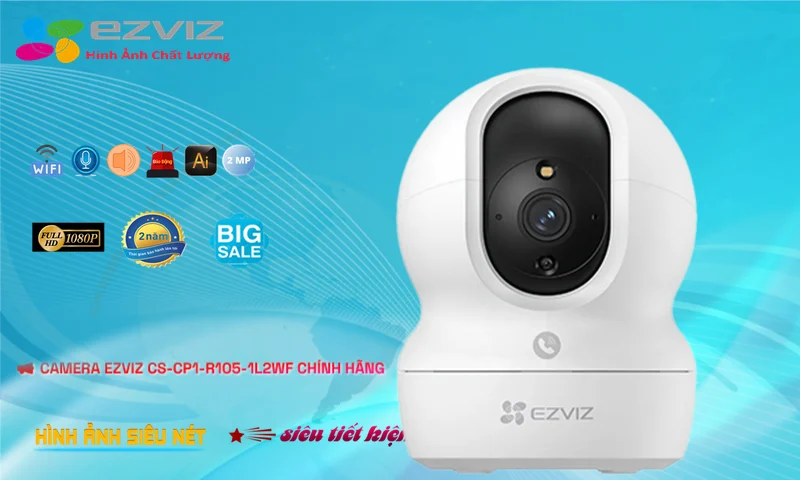Camera Wifi Ezviz CS-CP1-R105-1L2WF Camera Wifi EZVIZ CS-CP1-R105-1L2WF