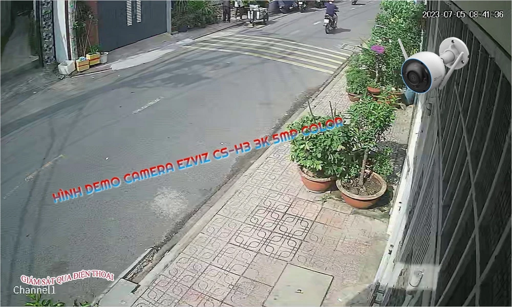 CS-H3 3K 5MP Color Camera Không Dây IP Wifi Ezviz