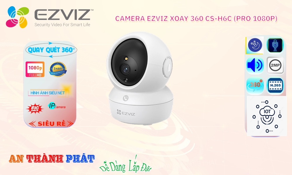 Camera Không Dây CS-H6c (Pro 1080P) Giá tốt