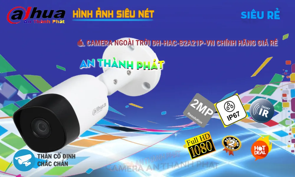 Camera DH-HAC-B2A21P-VN Dahua Camera DH-HAC-B2A21P-VN Dahua