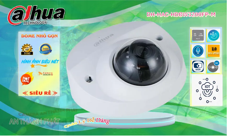 Camera DH-HAC-HDBW3200FP-M Chức Năng Cao Cấp Camera DH-HAC-HDBW3200FP-M Chức Năng Cao Cấp