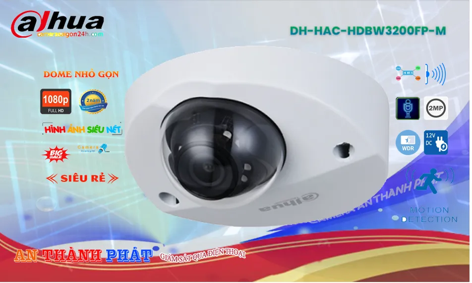 Camera DH-HAC-HDBW3200FP-M Chức Năng Cao Cấp Camera DH-HAC-HDBW3200FP-M Chức Năng Cao Cấp
