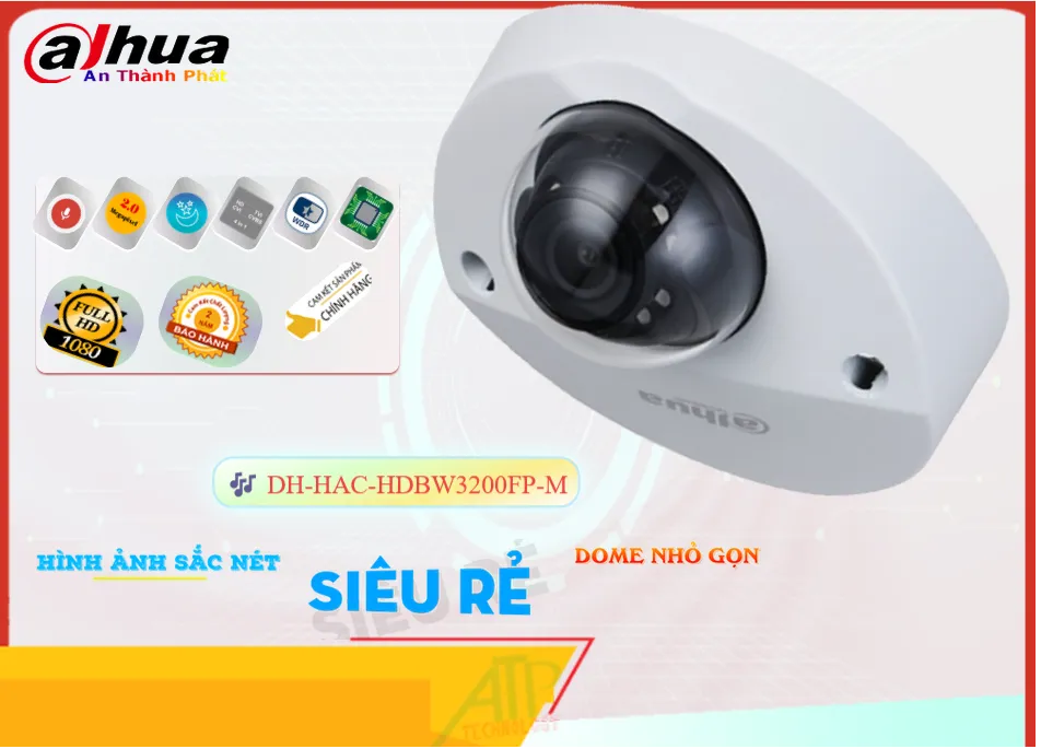 Camera DH-HAC-HDBW3200FP-M Chức Năng Cao Cấp Camera DH-HAC-HDBW3200FP-M Chức Năng Cao Cấp