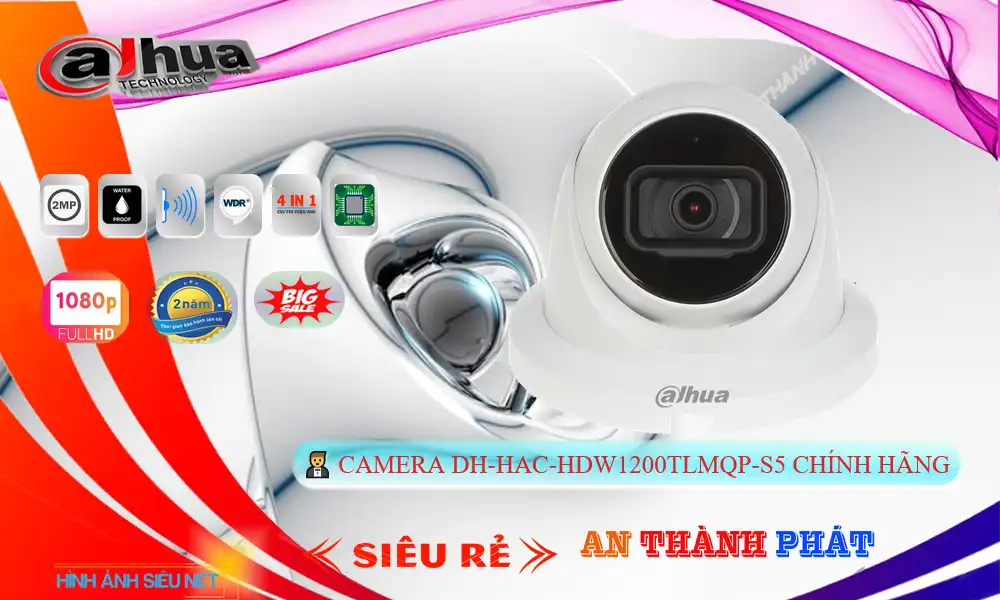 Dahua DH-HAC-HDW1200TLMQP-S5 Hình Ảnh Đẹp