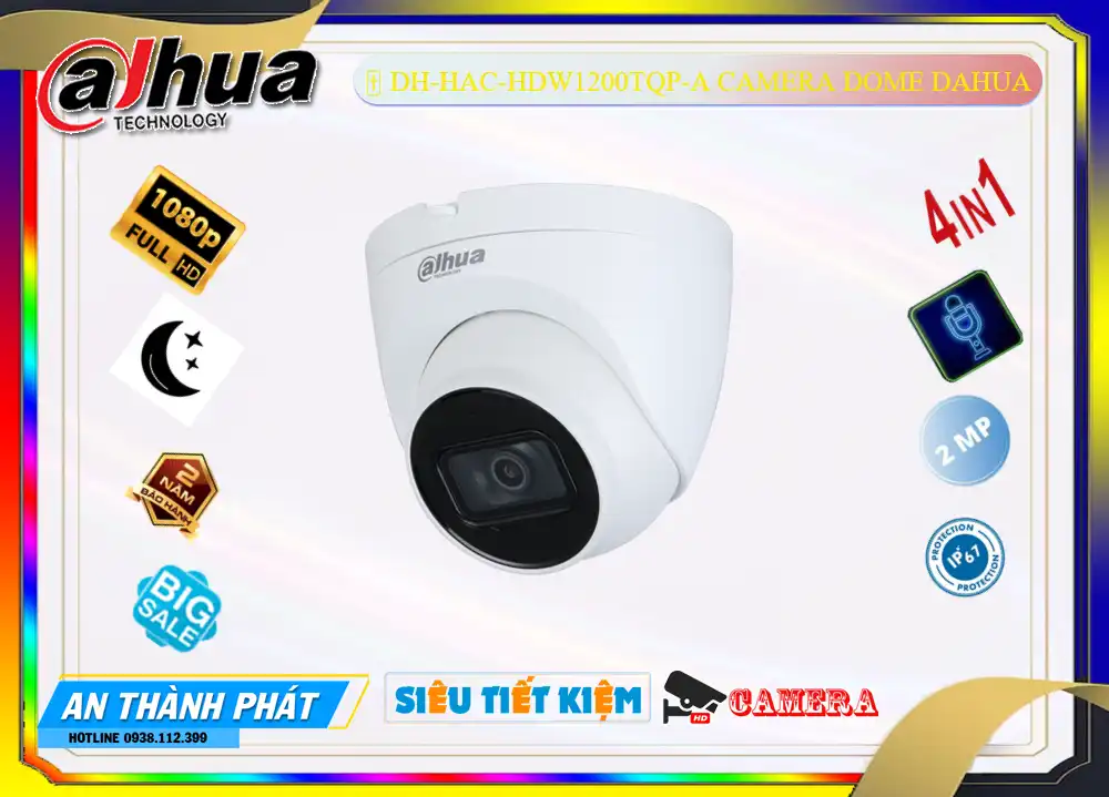 Camera Dahua Chất Lượng DH-HAC-HDW1200TQP-A