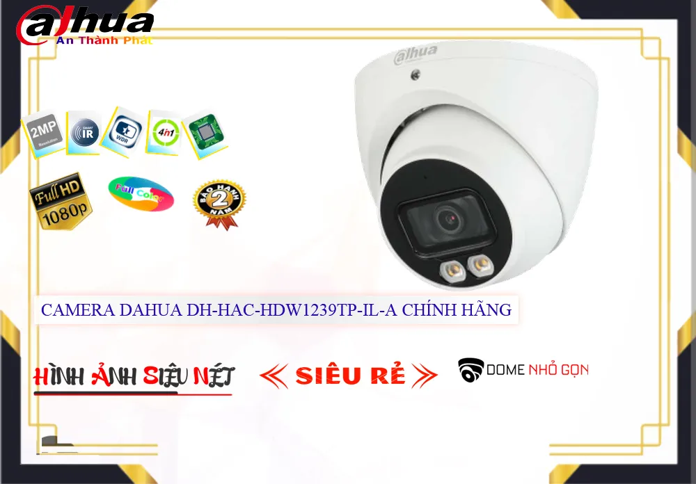 Dahua DH-HAC-HDW1239TP-IL-A Sắc Nét Dahua DH-HAC-HDW1239TP-IL-A Sắc Nét