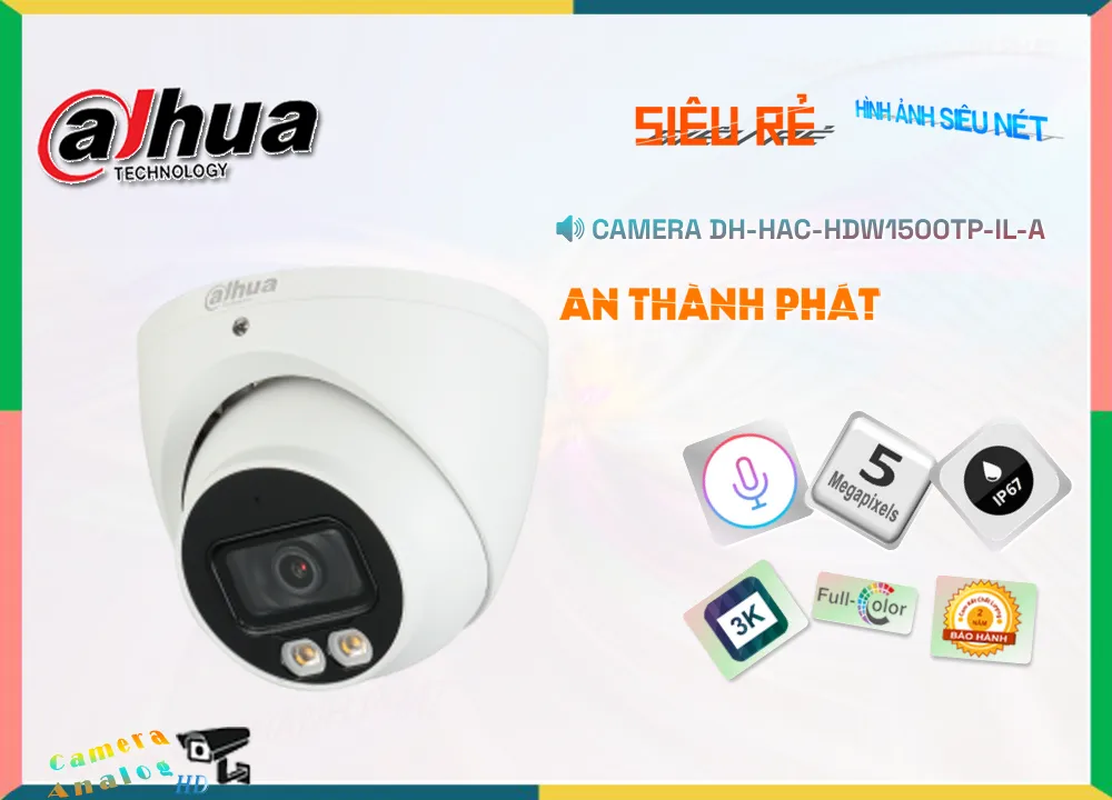 DH-HAC-HDW1500TP-IL-A Camera Giám Sát DH-HAC-HDW1500TP-IL-A Camera Giám Sát