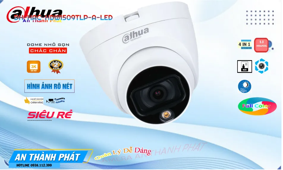 Camera Dahua DH-HAC-HDW1509TLP-A-LED Camera Dahua DH-HAC-HDW1509TLP-A-LED