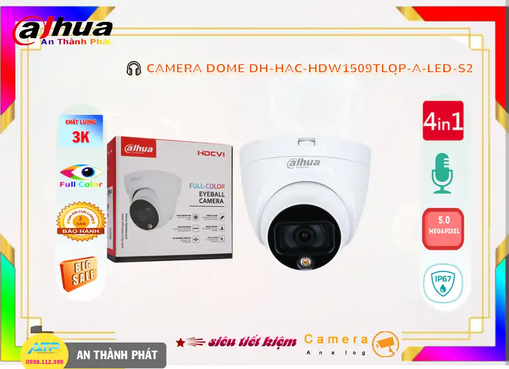 Camera Dahua DH-HAC-HDW1509TLQP-A-LED-S2 Mẫu Đẹp Camera Dahua DH-HAC-HDW1509TLQP-A-LED-S2 Mẫu Đẹp