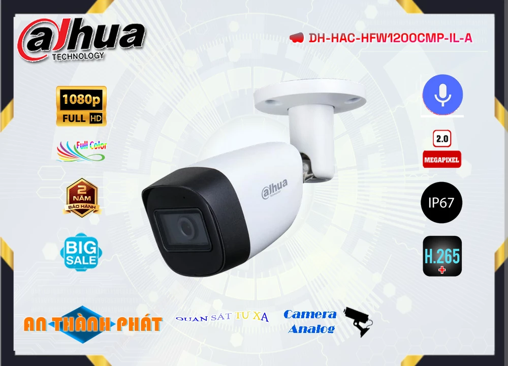 DH-HAC-HFW1200CMP-IL-A Dahua giá rẻ chất lượng cao DH-HAC-HFW1200CMP-IL-A Dahua giá rẻ chất lượng cao
