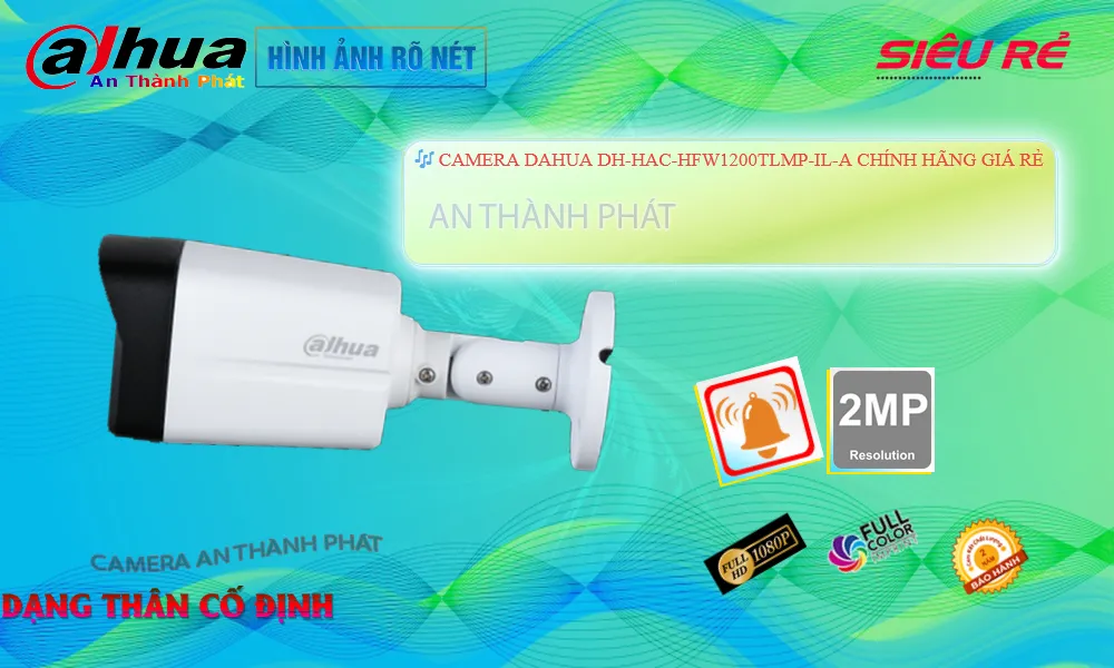 Camera Dahua Chất Lượng DH-HAC-HFW1200TLMP-IL-A Camera Dahua Chất Lượng DH-HAC-HFW1200TLMP-IL-A