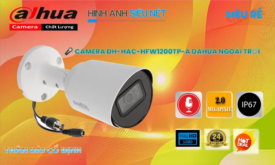 Camera HD DH-HAC-HFW1200TP-A Chức Năng Cao Cấp Camera HD DH-HAC-HFW1200TP-A Chức Năng Cao Cấp