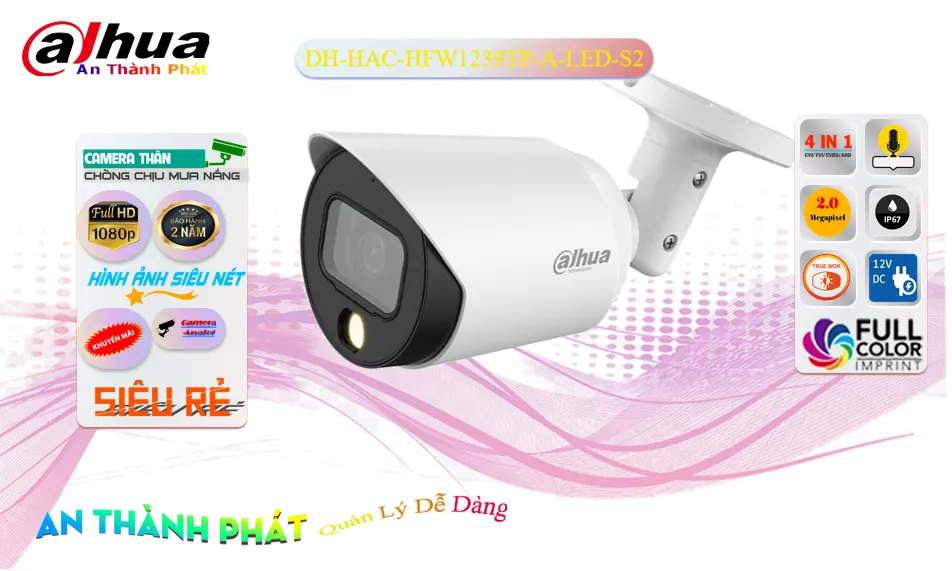 DH-HAC-HFW1239TP-A-LED-S2 Camera Dahua ❂ DH-HAC-HFW1239TP-A-LED-S2 Camera Dahua ❂