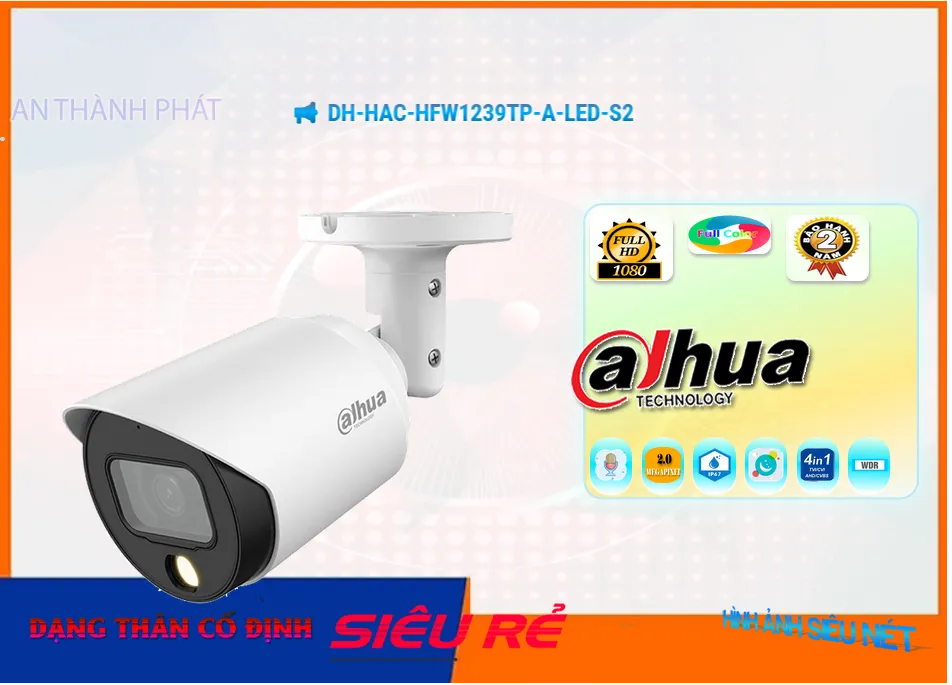 DH-HAC-HFW1239TP-A-LED-S2 Camera Dahua ❂ DH-HAC-HFW1239TP-A-LED-S2 Camera Dahua ❂
