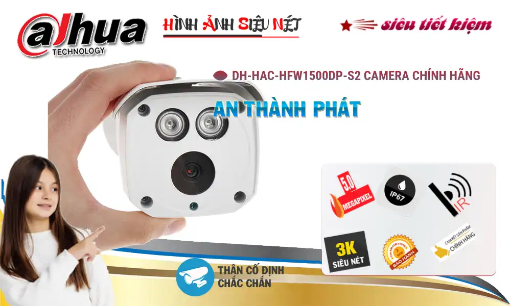 🌟👌 Camera Dahua Thiết kế Đẹp DH-HAC-HFW1500DP-S2 🌟👌 Camera Dahua Thiết kế Đẹp DH-HAC-HFW1500DP-S2