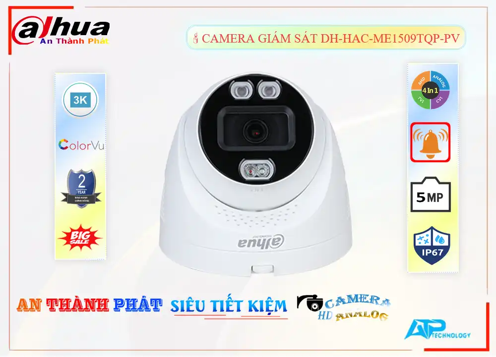 Dahua DH-HAC-ME1509TQP-PV Hình Ảnh Đẹp ✓