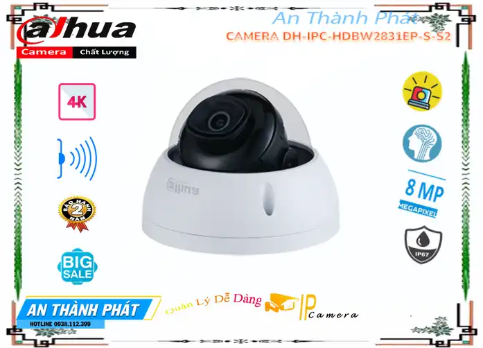 DH-IPC-HDBW2831EP-S-S2 Camera Dahua Chức Năng Cao Cấp DH-IPC-HDBW2831EP-S-S2 Camera Dahua Chức Năng Cao Cấp