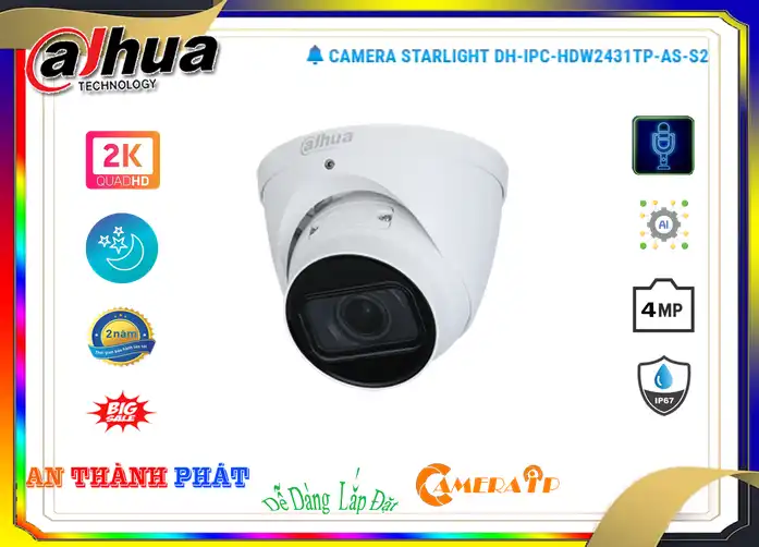 DH-IPC-HDW2431TP-AS-S2 Camera An Ninh DH-IPC-HDW2431TP-AS-S2 Camera An Ninh