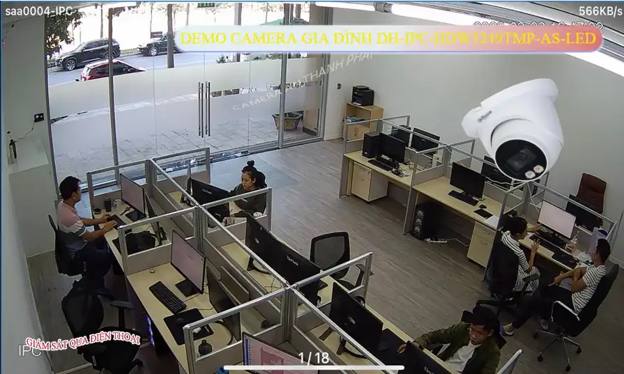 DH-IPC-HDW3249TMP-AS-LED Hãng Dahua Thiết kế Đẹp