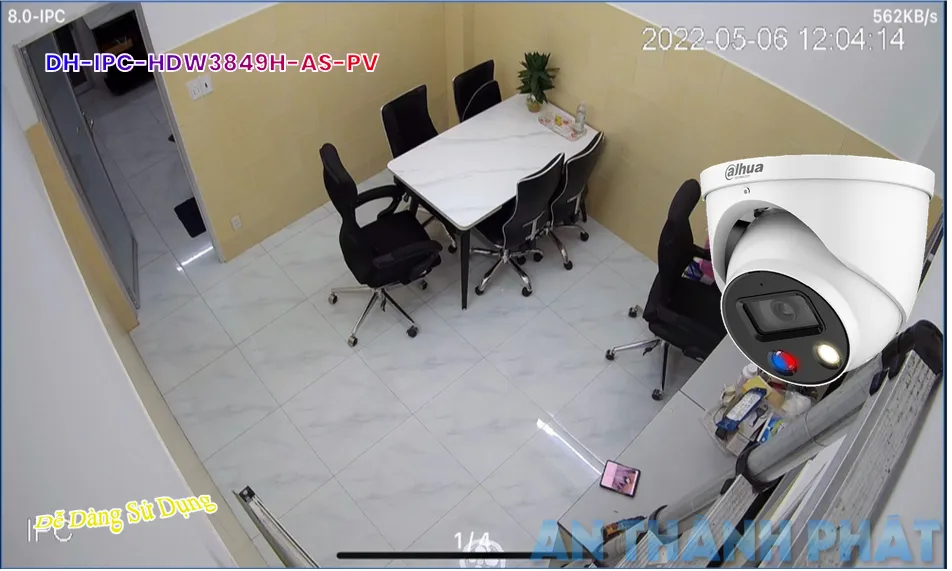 Camera Dahua DH-IPC-HDW3849H-AS-PV Camera Dahua DH-IPC-HDW3849H-AS-PV