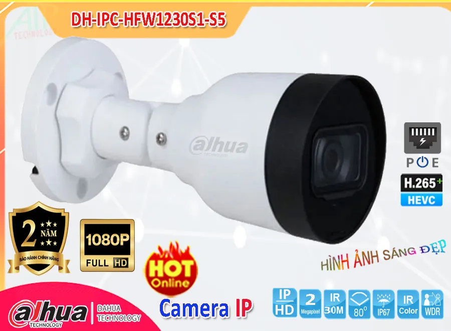 Camera IP Dahua DH-IPC-HFW1230S1-S5,thông số  Loại Camera Giá re DH-IPC-HFW1230S1-S5,DH-IPC-HFW1230S1-S5 Đang giảm giá,chức năng DH-IPC-HFW1230S1-S5 2.0 megapixel ,DH-IPC-HFW1230S1-S5 Giá rẻ nhất,Giá Bán DH-IPC-HFW1230S1-S5,DH-IPC-HFW1230S1-S5 Giá Thấp Nhất,DH-IPC-HFW1230S1-S5 Bán Giá Rẻ,Công ty bán DH-IPC-HFW1230S1-S5,sale DH-IPC-HFW1230S1-S5,DH-IPC-HFW1230S1-S5 Giá rẻ nhất