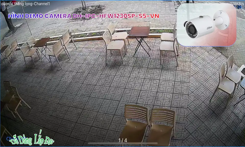 Dahua DH-IPC-HFW1230SP-S5-VN Sắc Nét Dahua DH-IPC-HFW1230SP-S5-VN Sắc Nét