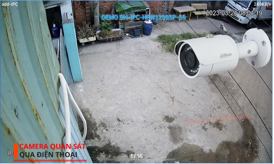 Camera Dahua DH-IPC-HFW1230SP-S5 Camera Dahua DH-IPC-HFW1230SP-S5