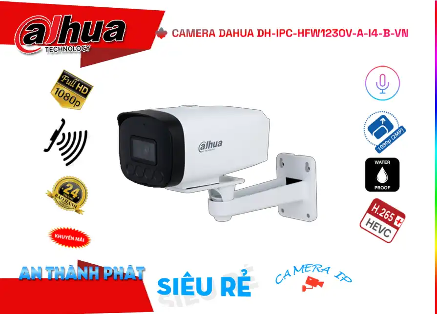Camera DH-IPC-HFW1230V-A-I4-B-VN Dahua Chất Lượng Camera DH-IPC-HFW1230V-A-I4-B-VN Dahua Chất Lượng