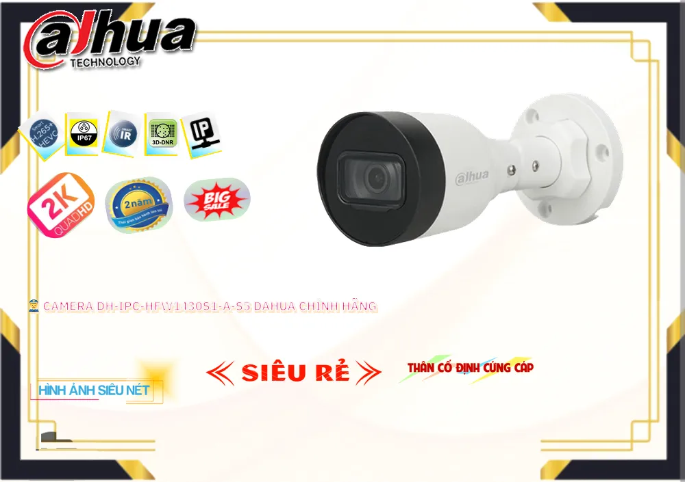 DH-IPC-HFW1430S1-A-S5 Camera Dahua ✪ DH-IPC-HFW1430S1-A-S5 Camera Dahua ✪