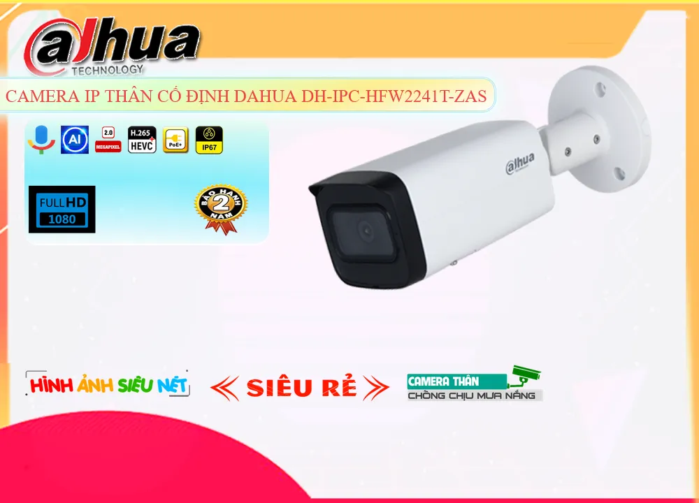 Giá kỹ thuật DH-IPC-HFW2241T-ZAS,DH-IPC-HFW2241T-ZAS Chất Lượng,Bán rẻ DH-IPC-HFW2241T-ZAS,DH-IPC-HFW2241T-ZAS giá hấp dẫn,Giá Bán DH-IPC-HFW2241T-ZAS,DH-IPC-HFW2241T-ZAS Giá rẻ nhất,DH-IPC-HFW2241T-ZAS Bán Sỉ 
