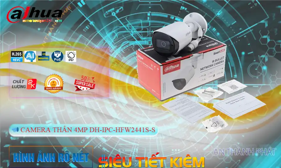 DH-IPC-HFW2441S-S Camera Chất Lượng Dahua DH-IPC-HFW2441S-S Camera Chất Lượng Dahua