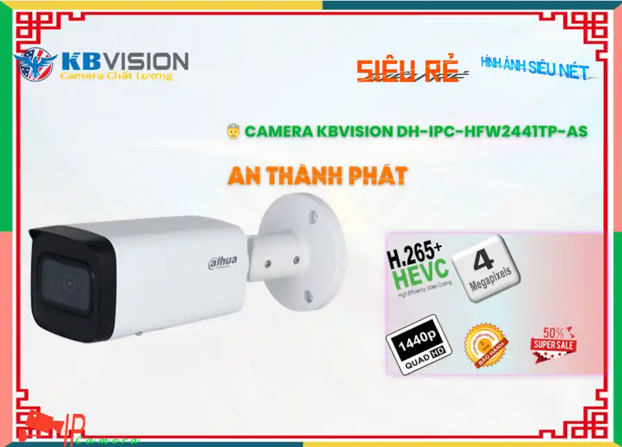 Camera Dahua Giá rẻ DH-IPC-HFW2441TP-AS
