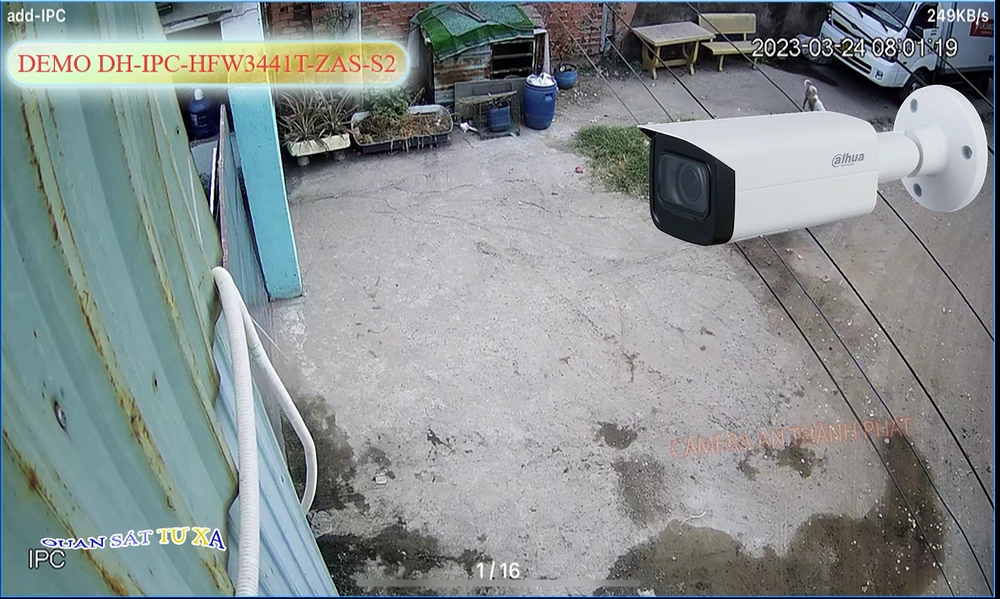 Camera Dahua DH-IPC-HFW3441T-ZAS-S2 Camera Dahua DH-IPC-HFW3441T-ZAS-S2