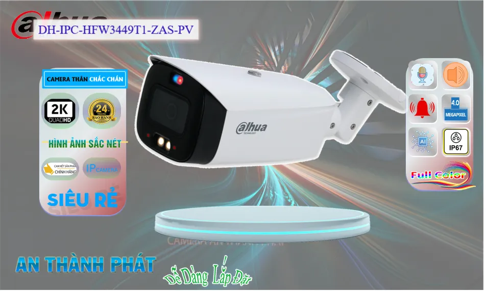 Camera Dahua DH-IPC-HFW3449T1-ZAS-PV