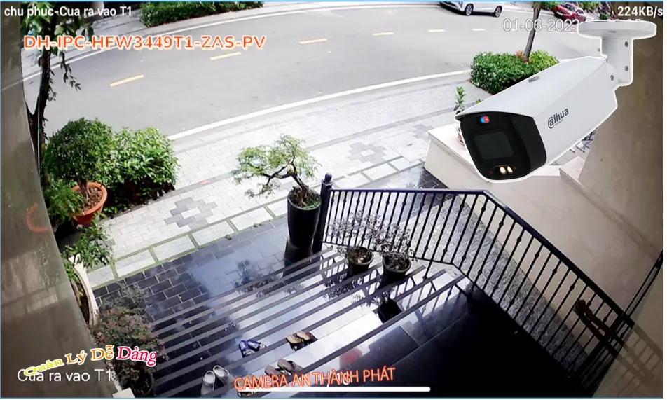 Camera Dahua DH-IPC-HFW3449T1-ZAS-PV