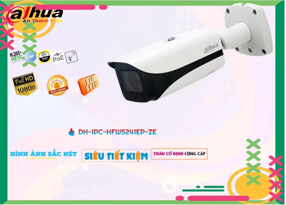 Camera Dahua DH-IPC-HFW5241EP-ZE Camera Dahua DH-IPC-HFW5241EP-ZE
