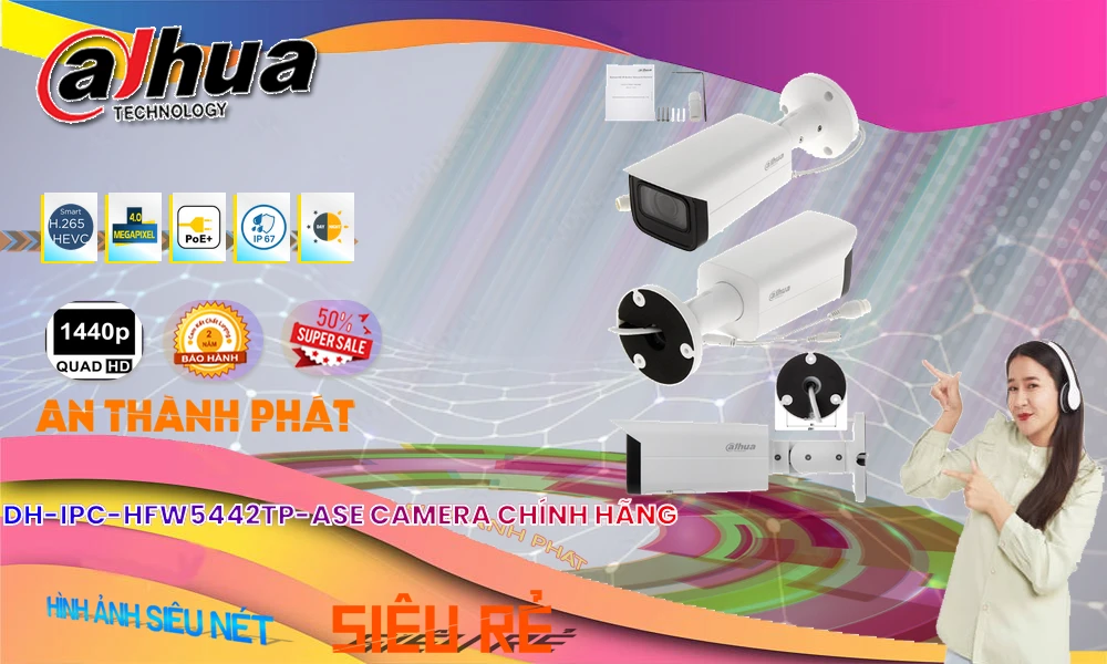 DH-IPC-HFW5442TP-ASE Camera Dahua