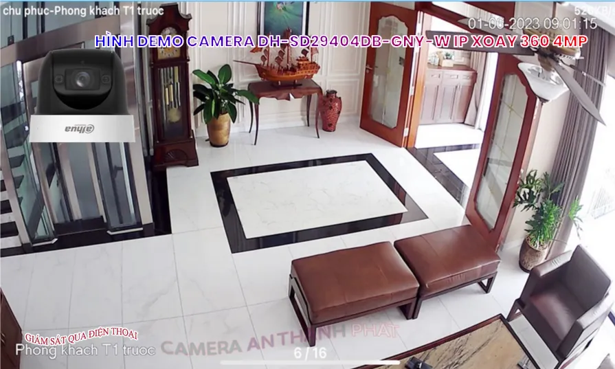 Camera Dahua Thiết kế Đẹp Công Nghệ POE DH-SD29404DB-GNY-W