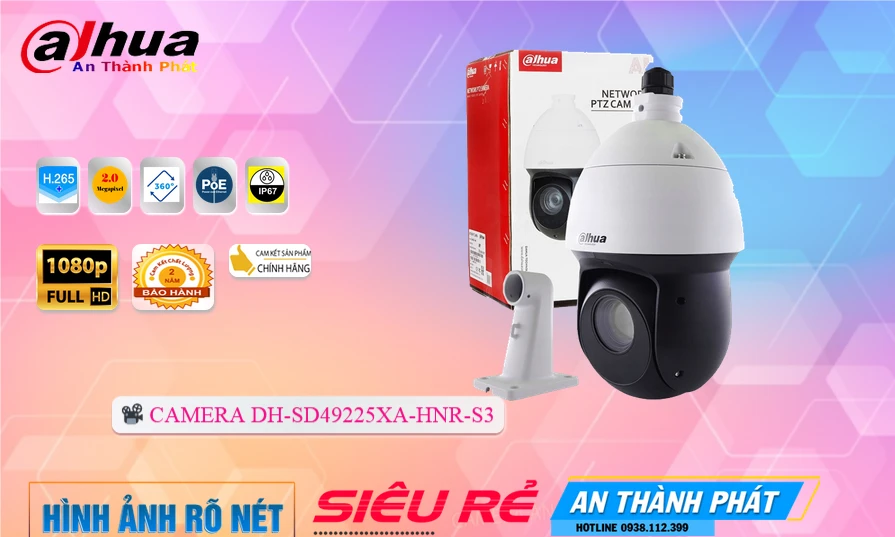 Camera Giá Rẻ Dahua DH-SD49225XA-HNR-S3 Chức Năng Cao Cấp Camera Giá Rẻ Dahua DH-SD49225XA-HNR-S3 Chức Năng Cao Cấp