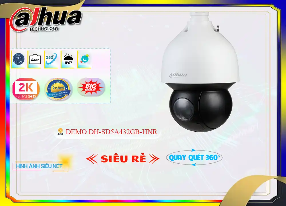 DH-SD5A432GB-HNR Camera Chính Hãng Dahua DH-SD5A432GB-HNR Camera Chính Hãng Dahua